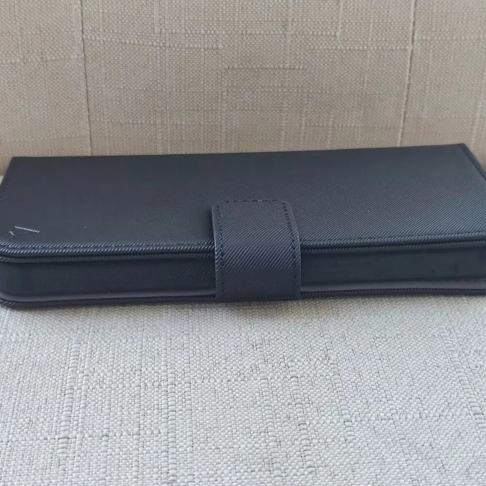 Switch Wallet Phone Case for iPhone 12 Pro Max Black Card Hold W/ Car Vent Mount